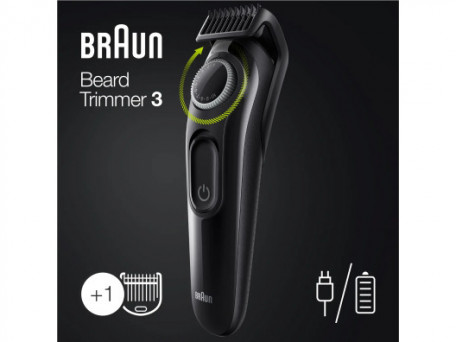 Триммер для бороды и усов Braun BeardTrimmer 3 BT3322  Фото №5