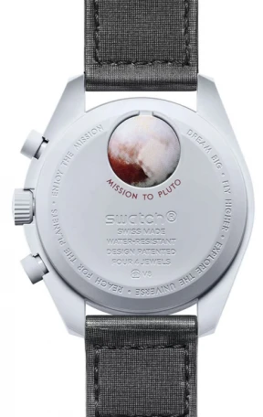 Чоловічий годинник Swatch X Omega MoonSwatch Mission to Pluto (SO33M101)  Фото №0