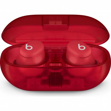 Навушники TWS Beats by Dr. Dre Solo Buds Transparent Red (MUW03)  Фото №0