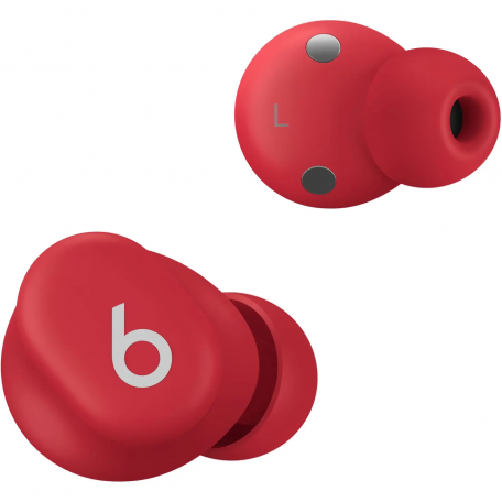 Навушники TWS Beats by Dr. Dre Solo Buds Transparent Red (MUW03)  Фото №1