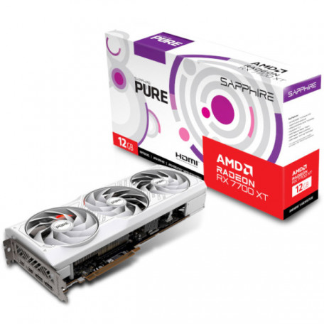 Видеокарта Sapphire Radeon RX 7700 XT 12GB PURE (11335-03)  Фото №0