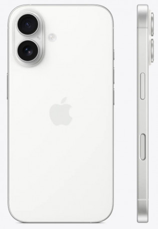 Смартфон Apple iPhone 16 128GB White (MYE93)  Фото №0