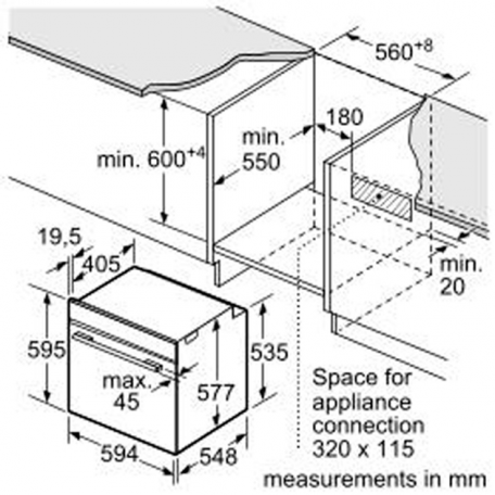 Духовка электрическая Bosch HBG7741W1  Фото №5