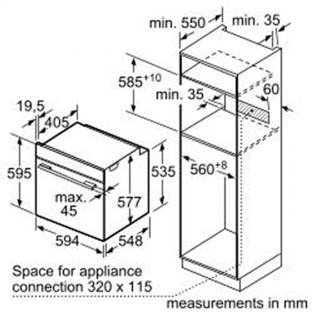 Духовка электрическая Bosch HBG7741W1  Фото №6