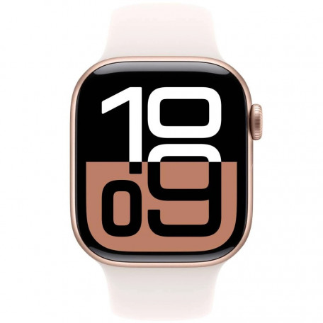 Смарт-часы Apple Watch Series 10 GPS 42mm Rose Gold Alu. Case w. Light Blush Sport Band - S/M (MWWH3)  Фото №0