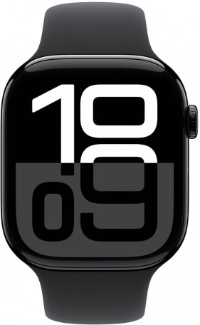 Смарт-часы Apple Watch Series 10 GPS 42mm Jet Black Alu. Case w. Black Sport Band - M/L (MWWF3)  Фото №4