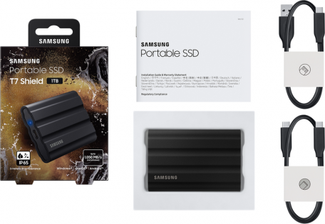 SSD накопичувач Samsung T7 Shield 1 TB Black (MU-PE1T0S)  Фото №12