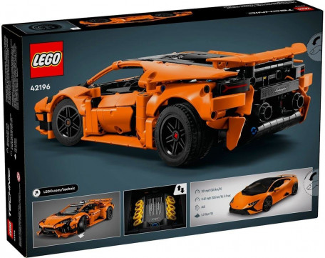 Авто-конструктор LEGO Lamborghini Huracan Tecnica Оранжевый (42196)  Фото №6