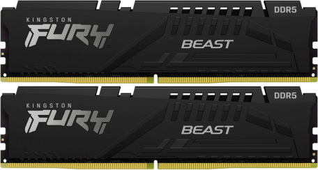 Пам&#039;ять для настільних комп&#039;ютерів Kingston FURY 64 GB (2x32GB) DDR5 5600 MHz Beast (KF556C40BBK2-64)