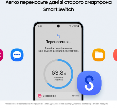 Смартфон Samsung Galaxy A55 5G 8/128GB Awesome Lilac (SM-A556BLVA)  Фото №7