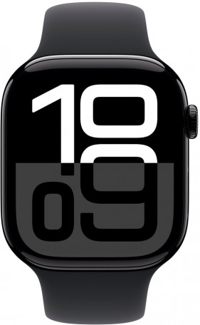 Смарт-годинник Apple Watch Series 10 GPS 46mm Jet Black Alu. Case w. Black Sport Band - M/L (MWWQ3)  Фото №7