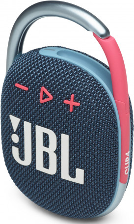 Портативные колонки JBL Clip 4 Blue/Pink (JBLCLIP4BLUP)  Фото №2