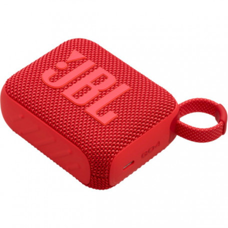 Портативная колонка JBL Go 4 Red (JBLGO4RED)  Фото №6