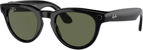 Смарт-очки Ray-Ban Meta Headliner Shiny Black Frame/Green Lenses (RW4009 601/9A 50-23)