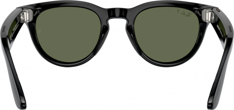 Смарт-очки Ray-Ban Meta Headliner Shiny Black Frame/Green Lenses (RW4009 601/9A 50-23)  Фото №0