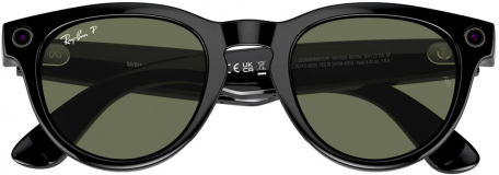 Смарт-очки Ray-Ban Meta Headliner Shiny Black Frame/Green Lenses (RW4009 601/9A 50-23)  Фото №5