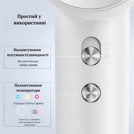 Фен Laifen Swift White  Фото №6