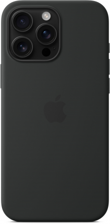 Чохол для смартфона Apple iPhone 16 Silicone Case with MagSafe - Black (MYY13)  Фото №2