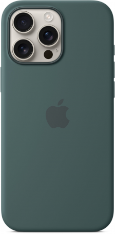 Чохол для смартфона Apple iPhone 16 Silicone Case with MagSafe - Lake Green (MYY83)  Фото №0