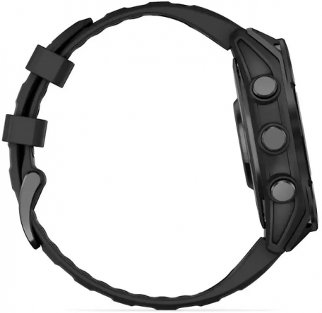 Спортивные часы Garmin Fenix ??8 47mm Amoled Slate Gray with Black Silicone Band (010-02904-00)  Фото №9