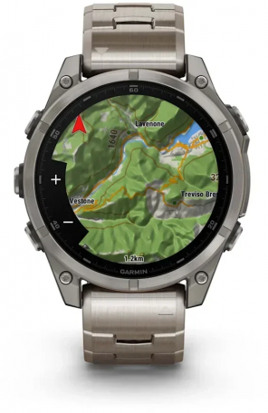 Спортивные часы Garmin Fenix ??8 47mm Amoled Titanium with Vented Titanium Bracelet (010-02904-40)  Фото №7