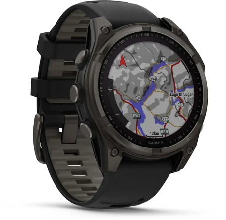 Спортивные часы Garmin Fenix ??8 47mm Solar Sapphire Carbon Gray DLC Titanium w.  Фото №11