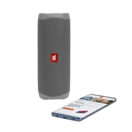 Акустична система JBL Flip 5 Grey (JBLFLIP5GRY)  Фото №0