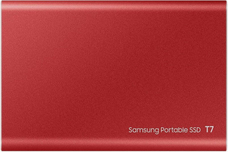 SSD накопичувач Samsung T7 500 GB Red (MU-PC500R/WW)  Фото №5