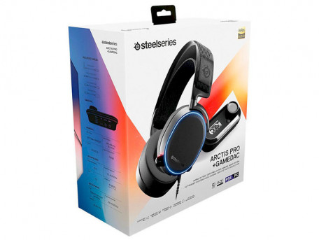 Компьютерная гарнитура SteelSeries Arctis Pro + GameDAC Black (61453)  Фото №7