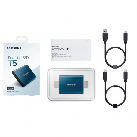 SSD накопичувач Samsung T5 Black 2 TB (MU-PA2T0B/WW)  Фото №1