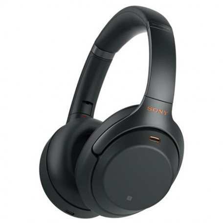 Наушники с микрофоном Sony Noise Cancelling Headphones Black (WH-1000XM3B)  Фото №3