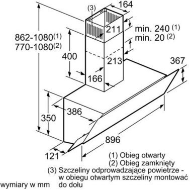 Вытяжка наклонная Siemens LC95KA270  Фото №0