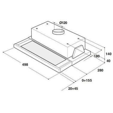 Вытяжка телескопическая Whirlpool AKR 6390 IX  Фото №0