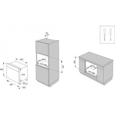 Духовка электрическая Gorenje BO735E32BG-2  Фото №0