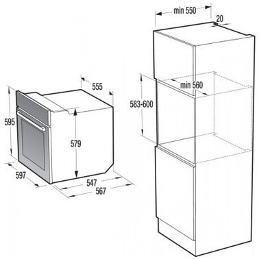 Духовка электрическая Gorenje BO747A33XG  Фото №1