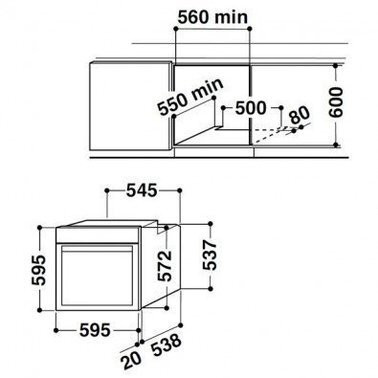 Духовка электрическая Whirlpool AKP 738 NB  Фото №0