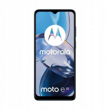 Смартфон Motorola Moto E22 4/64GB Crystal Blue (PAVC0003)  Фото №3