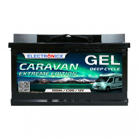 Автомобильный тяговый аккумулятор Electronicx GEL-100-AH Caravan Extreme Edition