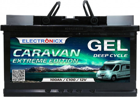 Автомобильный тяговый аккумулятор Electronicx GEL-100-AH Caravan Extreme Edition  Фото №2