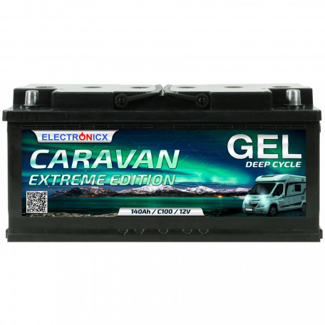 Автомобильный тяговый аккумулятор Electronicx GEL-140-AH Caravan Extreme Edition  Фото №2