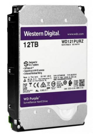 Жорсткий диск WD Purple 12 TB (WD121PURZ)  Фото №0