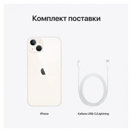 Смартфон Apple iPhone 13 mini 128GB Starlight (MLK13)  Фото №3