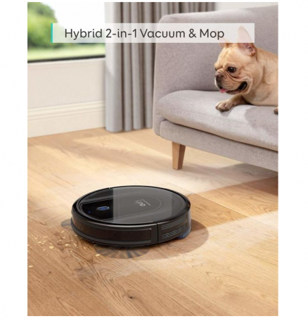 Робот-пилосос з вологим прибиранням Eufy RoboVac G10 Hybrid Black (T2150F11)  Фото №1