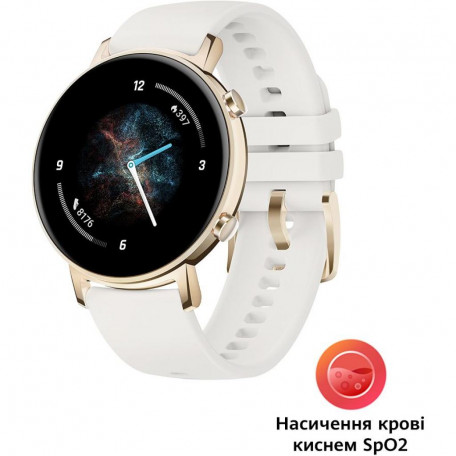 Смарт-часы HUAWEI Watch GT 2 42mm Frosty White (55025247)  Фото №5