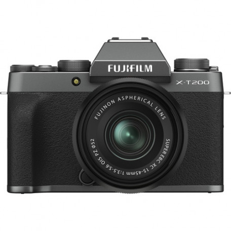 Бездзеркальний фотоапарат Fujifilm X-T200 kit (15-45mm) Dark Silver (16645955)