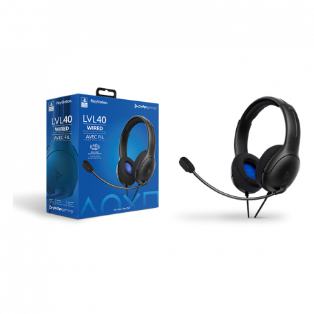 Комп&#039;ютерна гарнітура PDP Gaming LVL40 Wired Stereo Gaming Headset Black  Фото №5