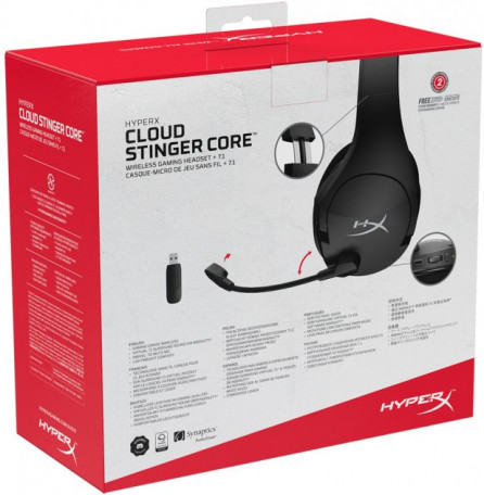 Компьютерная гарнитура HyperX Cloud Stinger Core Wireless Gaming Headset + 7.1 (HHSS1C-BA-BK)  Фото №8