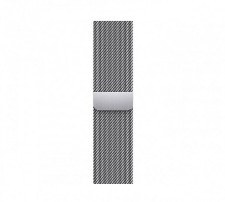 Смарт-часы Apple Watch Series 7 GPS + Cellular 45mm Silver Stainless Steel Case with Silver Milanese Loop (MKJE3)  Фото №1