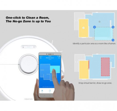 Робот-пилосос з вологим прибиранням RoboRock Vacuum Cleaner S6 white  Фото №11