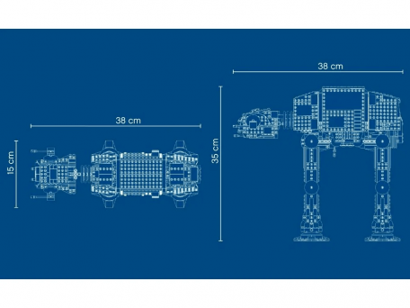 Блочный конструктор LEGO Star Wars AT-AT (75288)  Фото №8